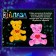 3D puzzle "Bear", crystalline, 41 detail, MIX color