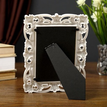 Photo frame plastic 10x15 cm "Orpheus" white 22.5x17.5 cm-4