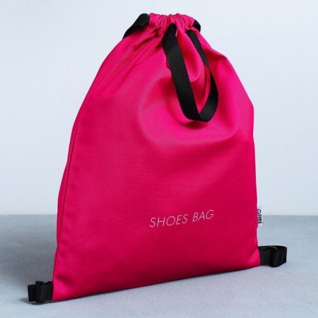 Back for shoes, pink color, two types of pens, textiles 30 x 40 cm-1