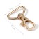 Metal carbine, 41 × 30 mm / 25 × 2.5 mm, 5 pcs, gold color