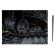 Family engraving with the effect of silver "Raccoon"