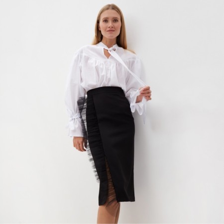 Women's skirt Minaku: Partydress Black Color, Rr. 42-1