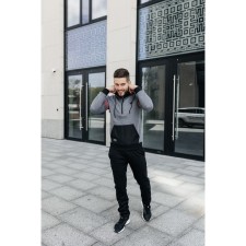 Sports costume men's ISee, size 48, black color, gray color