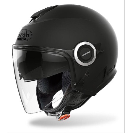 Helios open helmet, matte, size s, black