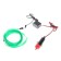 Cartage neon thread for lighting salon, feeder 12 V, 2 m, green power adapter
