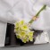 Artificial flowers "Narcissus Lux" Diam.Catka-5cm (6 pieces in a bunch) 30 cm, white-yellow