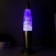 Typhoon lamp Led, lava, sparkles, silver 35.5 cm Risalux