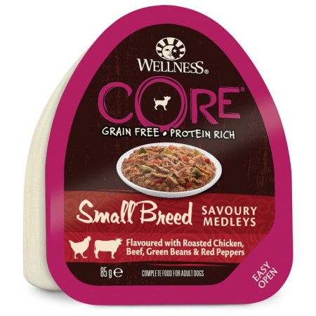 Canned Core Small Breed for dogs of small breeds, chicken/beef/beans/pepper, 85 g