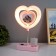 Night -hearteous "Heart" with a photo frame LED USB AKB MICS 7x15.5x30 cm Risalux