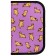 Penal 1 section, 130 x 210 x 40 mm, 2 folding strips, fabric, calligrata top, Content "bulldogs"
