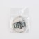 Acrylic key a keychain "Sergey", Diam. 6 cm