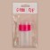 Board with pomp, 75 ml, pink/transparent color