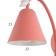 Sconces "Deer" 1khe27 40w pink 22x12x34.5 cm