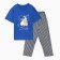 Female home set (T -shirt/pants), indigo color, size 58