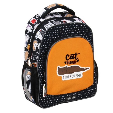 School backpack Erich Krause ergoline 15l, 39 x 28 x 14 cm, ergonomic back, Funny Kittens 56779-1