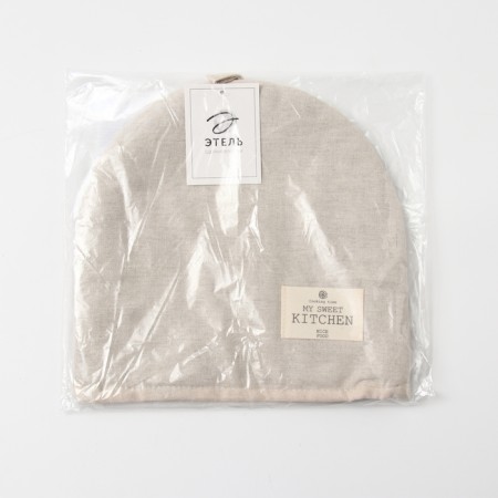Ethel Goleka "ECO", Milk color, 28x28 cm, 70% HL, 30% flax, 190 g/m2-6