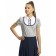 T-shirt for girls, height 152 cm, light gray color