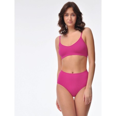 Female top on thin straps in the rubber Mirey Top V-Cutout Spala Stretta, size 42-44, Barbie color-2