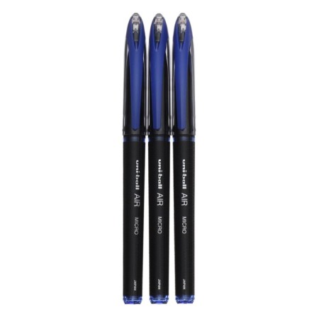 A set of UNI-Ball Air UBA-1888M, 0.5 mm Blue rod, 3 pieces-1