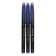 A set of UNI-Ball Air UBA-1888M, 0.5 mm Blue rod, 3 pieces