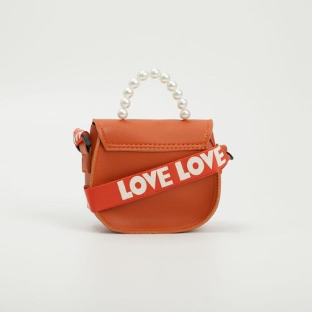 Baby bag on a valve, orange color-1