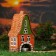 Aroma lace house "Bell", handmade, mix, 16 cm