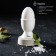 Porcelain stand for the Wilmax egg, 5 × 6.5 cm, white color