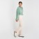 Women's pants Minaku: Green Trend Milk Color, Rr. 42