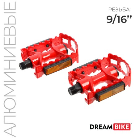Pedals 9/16 "Dream Bike, with bearings, aluminum