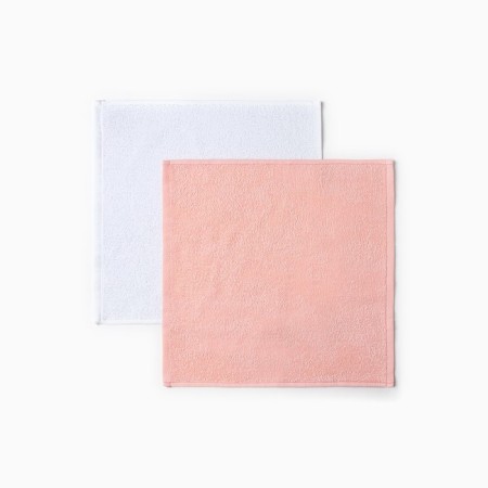 Set of terry towels and I "Peach" 30x30 cm - 2 pcs, 100% HL, 340 g/m2-1
