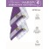 A set of wuffed napkins Diva Afrodita "Plum", size 45x65 cm, 4 pcs