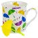 Mug with a strainer Balsford “Gift Time - Miracles Time!”, New Bone Porcelain, 300 ml, Mix color