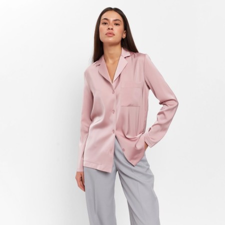 Blouse Women's Silk Mist: Classic Collection p. 46, dusty rose color
