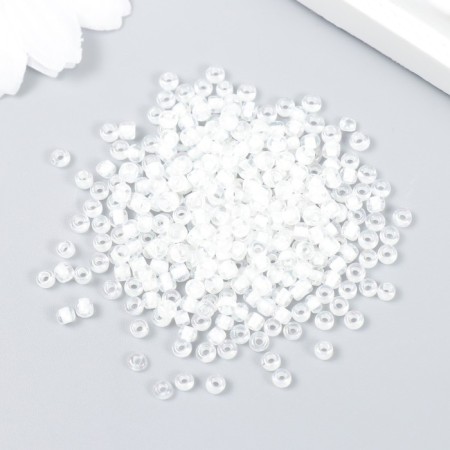Beads "Zlatka" 08/0, 3 mm, 10 g 0201 White-1