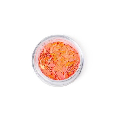 Sequins for decor "petal", coral