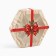 Folding box "New Year's bow", 23 x 23x 4 cm, New Year