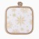 Take a shares of snowflakes gold 17*17 cm, 100% p/e