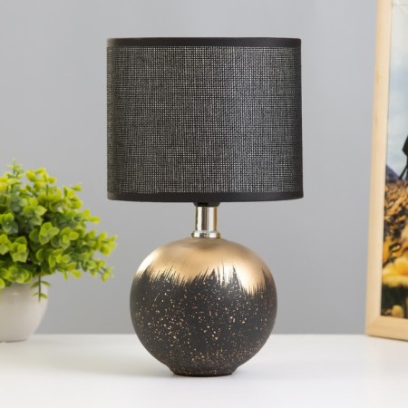 Table lamp "Balle" 1HE14 Black 15x15x26 cm Risalux