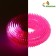 The toy luminous for dogs "Chewing ring", TPR, 12 cm, pink