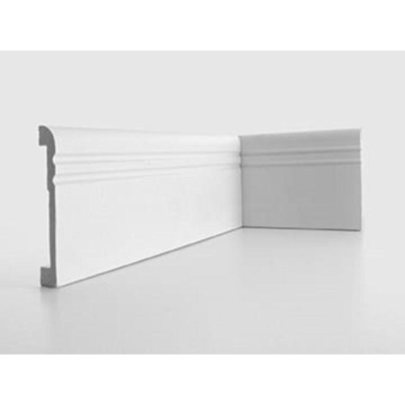 Skirting shock -resistant white 80x12x2000mm-3