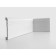Skirting shock -resistant white 80x12x2000mm