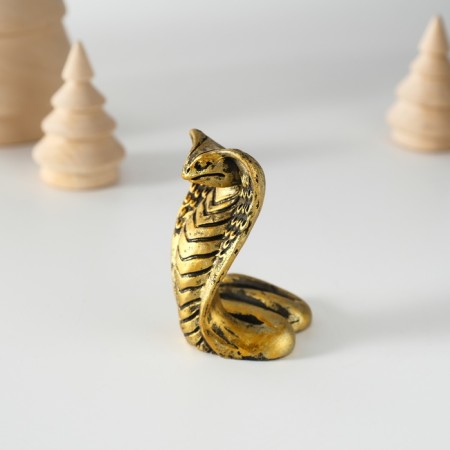 Souvenir Polystone "Royal Cobra" Black Blood 3.3x6 cm-2