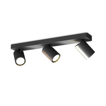 Stitch Mantra Sal, GU10, 3x10W, 458x75x128 mm, matte black color