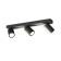 Stitch Mantra Sal, GU10, 3x10W, 458x75x128 mm, matte black color