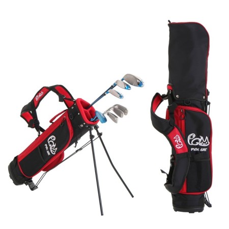 PGM golf bag, for nursery, black-red