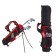 PGM golf bag, for nursery, black-red