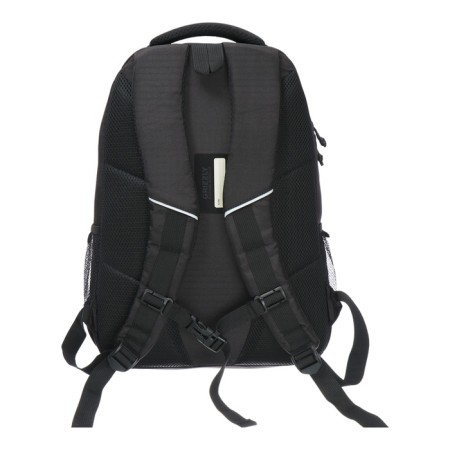 Youth backpack 45 x 32 x 23 cm, Grizzly "Sport", ergonomic back, laptop department, black-4
