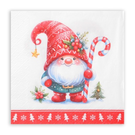 New Year's napkins Paper Pero Prestige "Domestenok", 3 layers, 33x33 cm, 20 pcs-1
