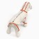 Dog raincoat, size M (DS 26, OG 38-41, Osh 40 cm), red