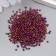 Glass beads 11/0 "metallic. Melange. Violet-coffee" 10 g